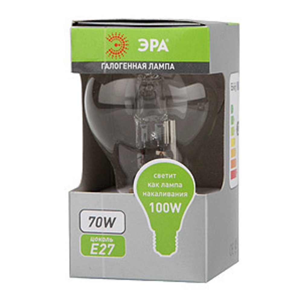 Лампа ЭРА Hal-A55-70W-230V-E27-CL