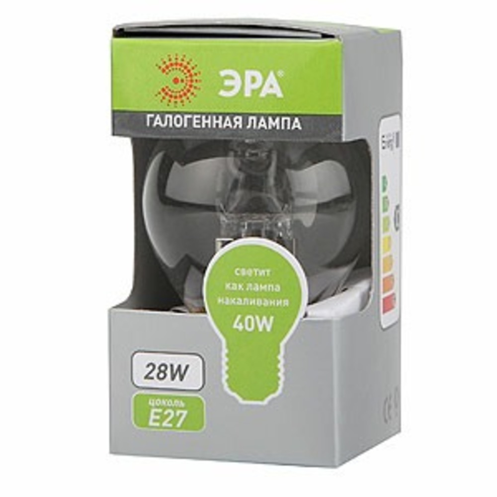 Лампа ЭРА Hal-P45-42W-230V-E27-CL
