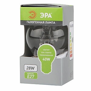 Лампа ЭРА Hal-P45-42W-230V-E27-CL