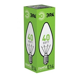 Лампа ЭРА ДС40-230-E14-CL