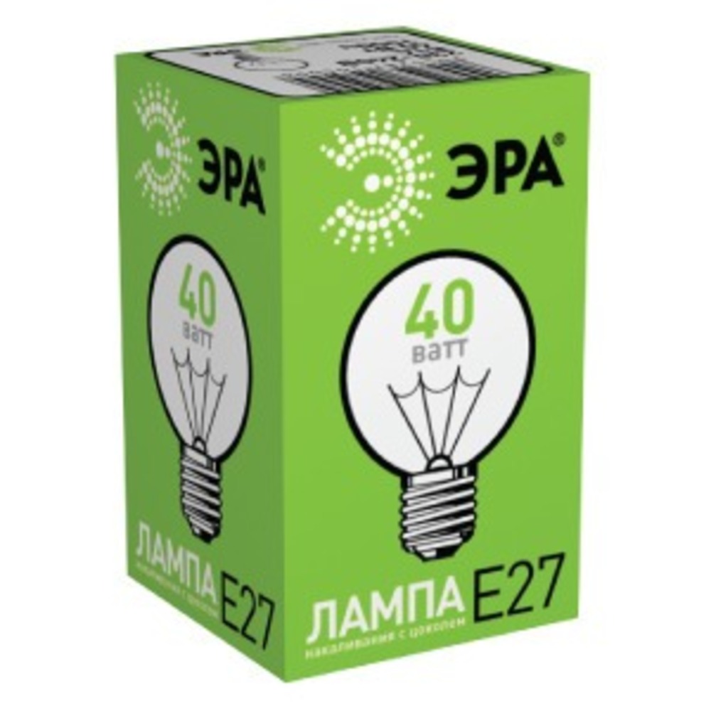 Лампа ЭРА ДШ40-230-E27-CL