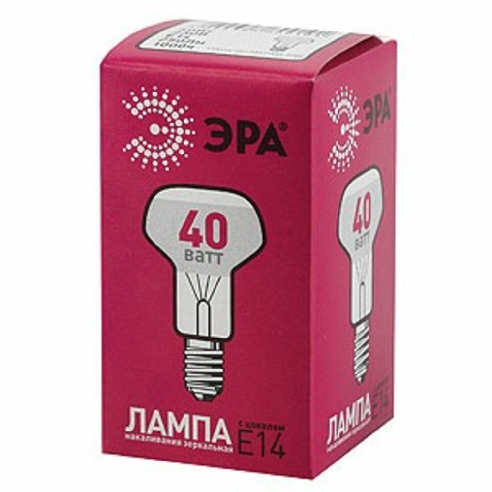 Лампа ЭРА R50-40W-230-E14