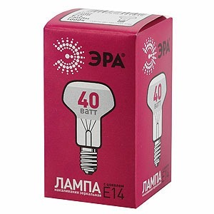 Лампа ЭРА R50-40W-230-E14