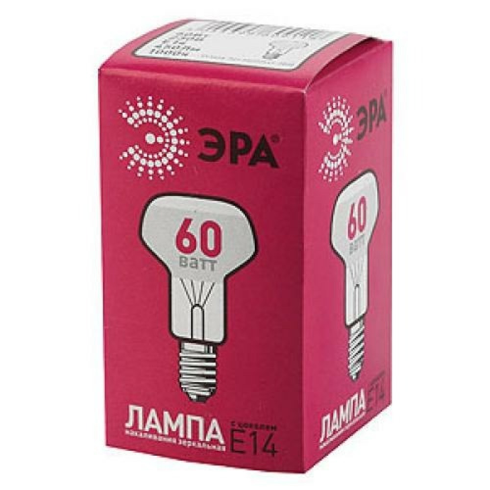 Лампа ЭРА R50-60W-230-E14