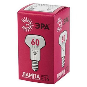 Лампа ЭРА R50-60W-230-E14