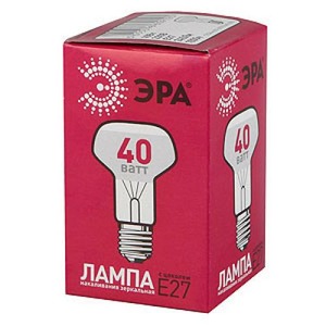 Лампа ЭРА R63-40W-230-E27