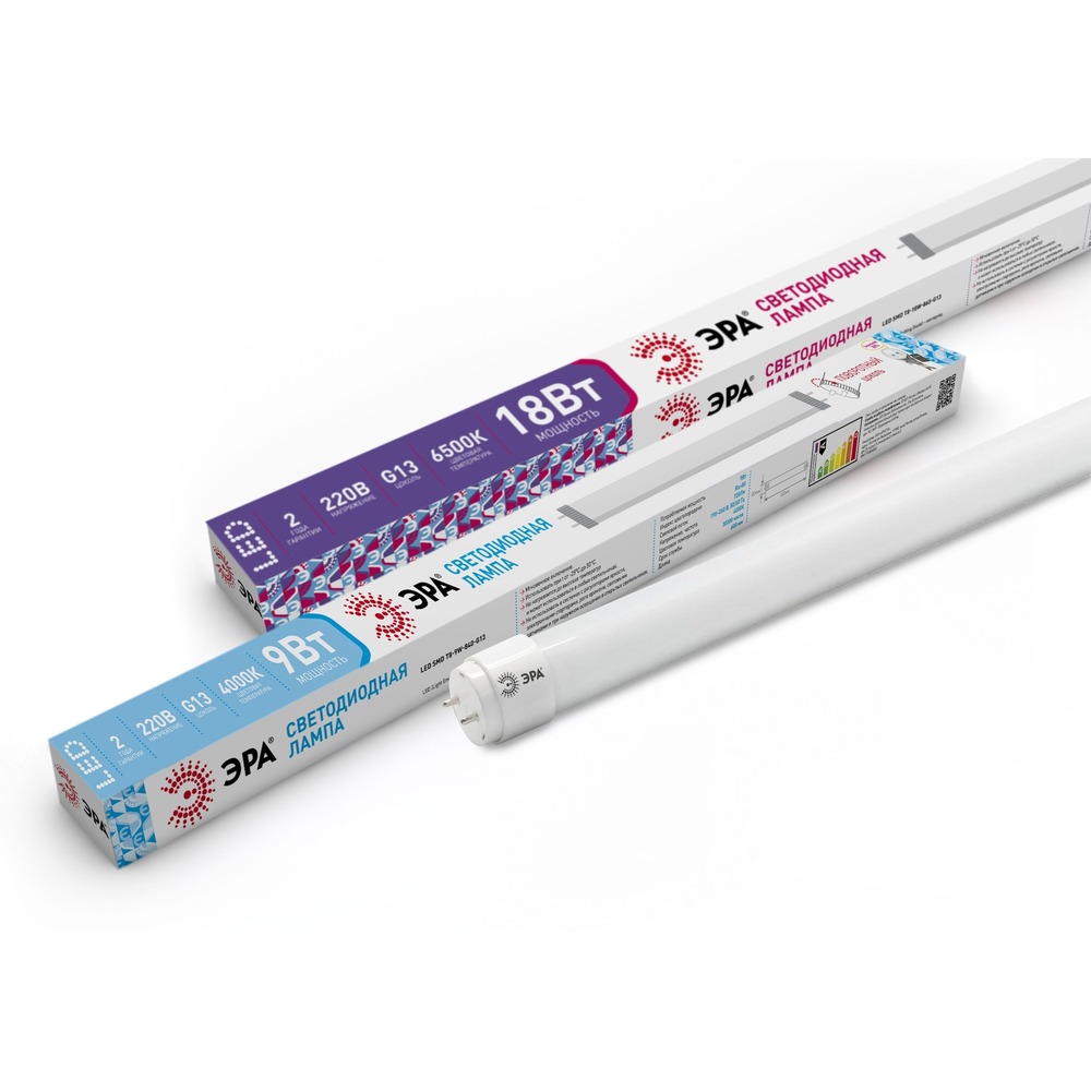 Лампа ЭРА LED smd T8-9w-865-G13 600mm