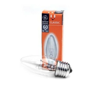 Лампа General Electric Брест B35 свеча 60W 230V E27 CL 74399