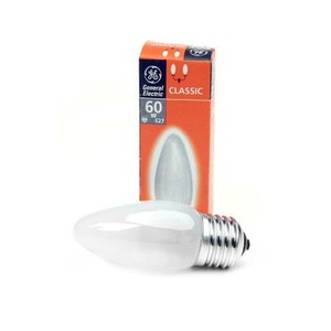 Лампа General Electric Брест B35 свеча 60W 230V E27 FR 74401
