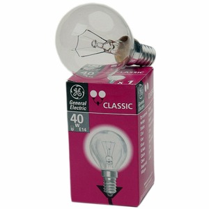 Лампа General Electric Брест P45 шарик 40W 230V E14 CL 96931