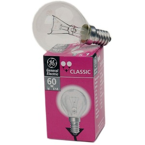 Лампа General Electric Брест P45 шарик 60W 230V E14 CL 96932