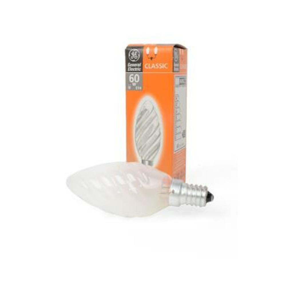 Лампа General Electric Брест Свечка витая Twisted 60W E14 FR 15737