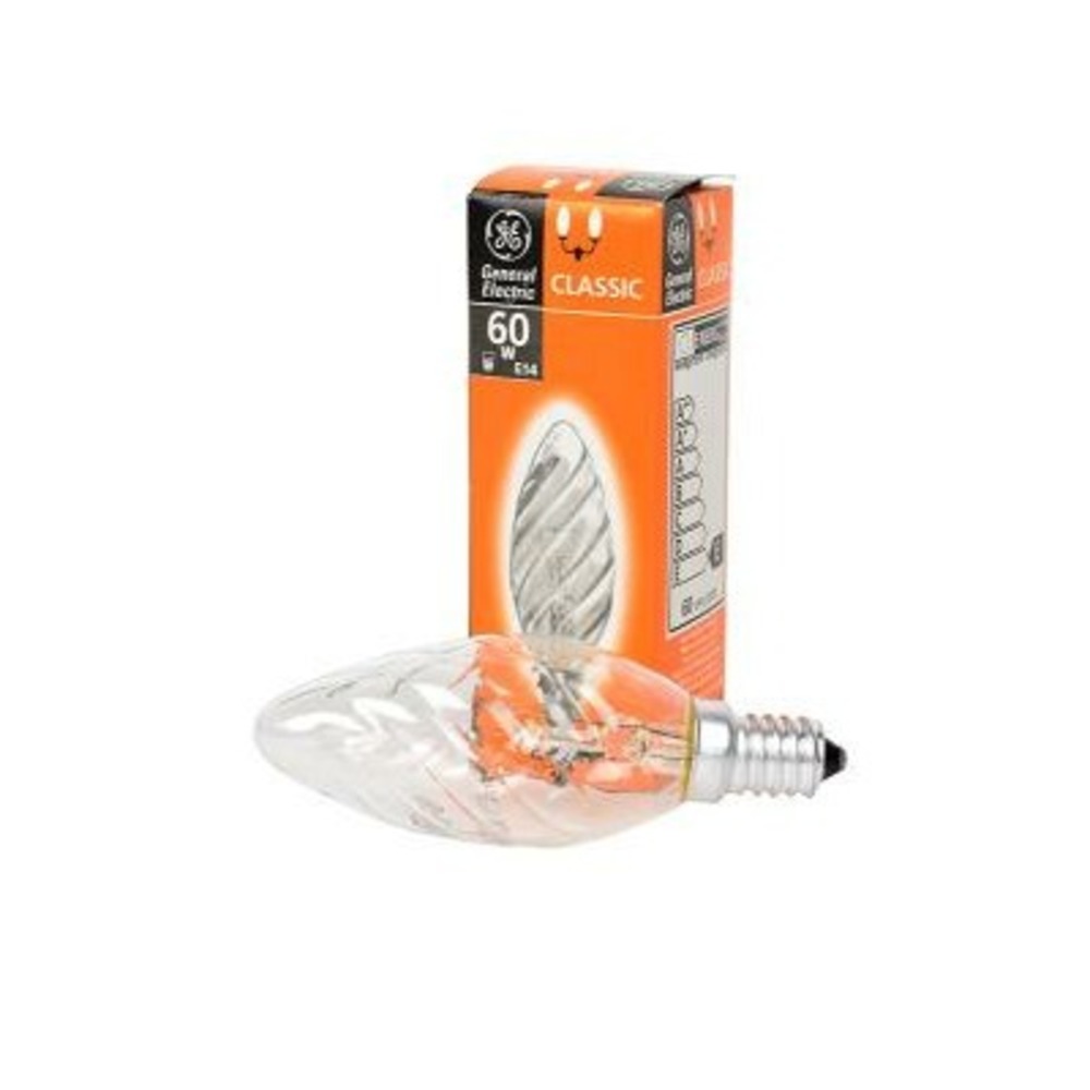 Лампа General Electric Брест Свечка витая Twisted 60W E14 CL 15672