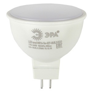 Лампа ЭРА LED smd MR16-5w-827-GU5.3 ECO
