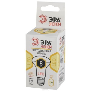 Лампа ЭРА LED smd R63-8w-827-E27 ECO