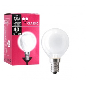 Лампа General Electric P45 40W 240V E14 FR 84791