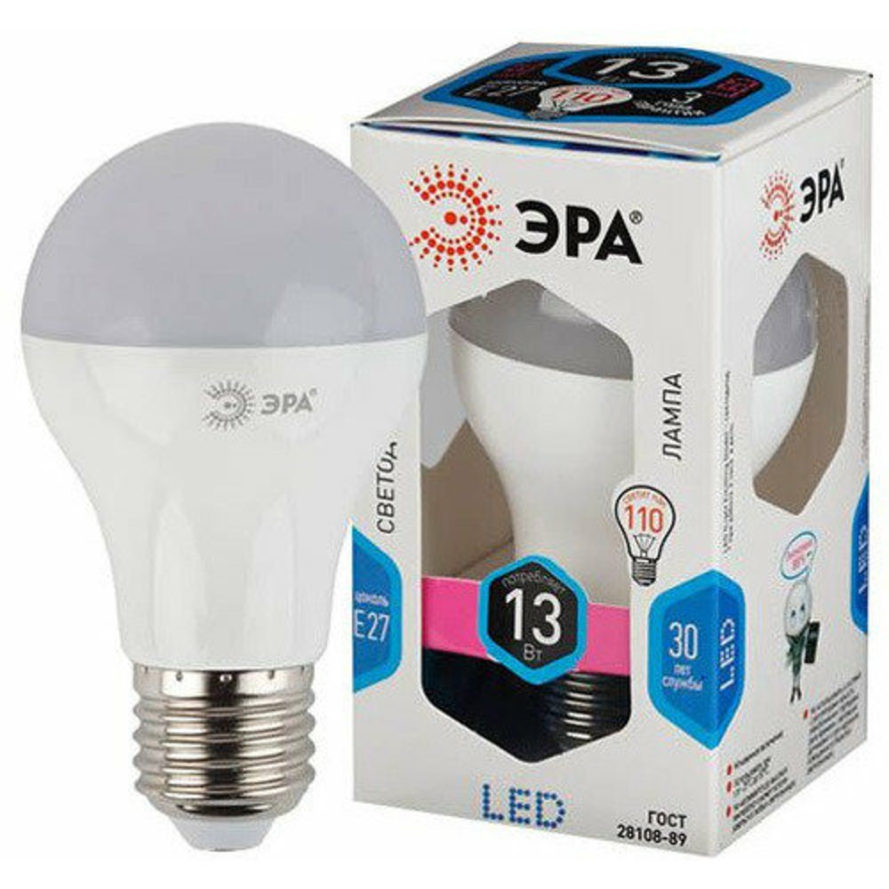 Лампа ЭРА LED smd A60-13W-827-E27