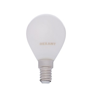 Лампа филаментная Rexant 604-134 Шарик GL45 9.5 Вт 915 Лм 4000K E14 матовая колба, 10шт