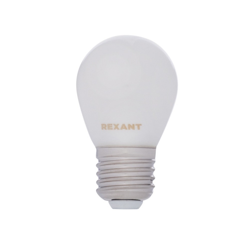 Лампа филаментная Rexant 604-135 Шарик GL45 9.5 Вт 915 Лм 2700K E27 матовая колба, 10шт