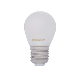 Лампа филаментная Rexant 604-135 Шарик GL45 9.5 Вт 915 Лм 2700K E27 матовая колба, 10шт