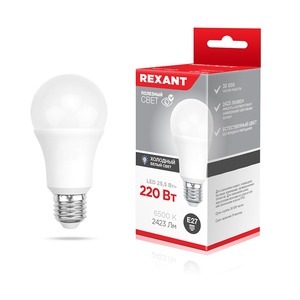 Лампа светодиодная Rexant 604-202 Груша A60 25,5 Вт E27 2423 Лм 6500 K (10 штук)