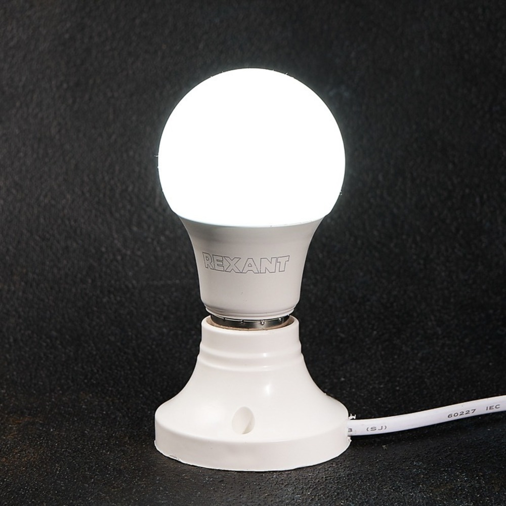 Лампа светодиодная Rexant 604-005 A60 11,5 Вт E27 1093 лм 6500 K холодный свет, 10шт