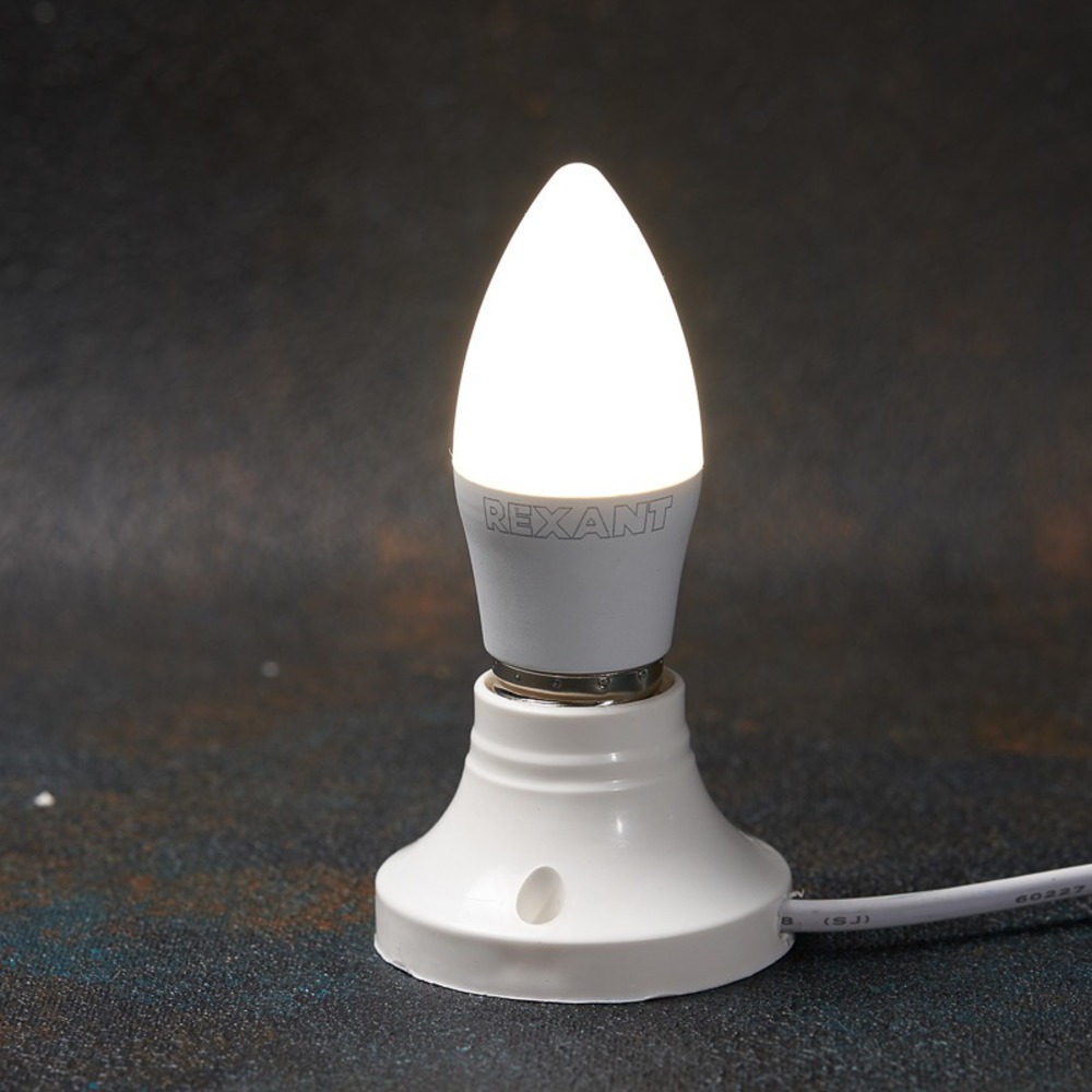 Лампа светодиодная Rexant 604-026 Свеча (CN) 9,5 Вт E27 903 лм 4000 K нейтральный свет, 10шт