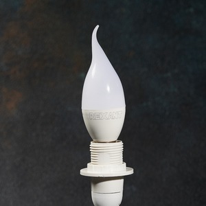 Лампа светодиодная Rexant 604-047 Свеча на ветру (CW) 7,5 Вт E14 713 лм 6500 K холодный свет, 10шт