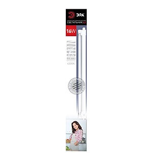 Линейный светодиодный светильник ЭРА L2-T4G5-840-16W-RD
