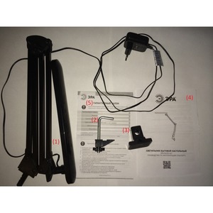 Настольная лампа ЭРА NLED-441-7W-BK