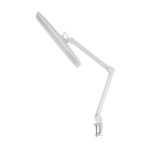 Лампа настольная бестеневая Rexant 31-0401 струбцина, ECO light, 84 SMD LED, сенсорный диммер, белая