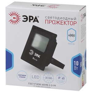 Прожектор ЭРА LPR-10-4000К-М SMD