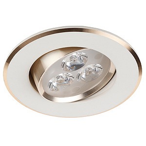 Светильник точечный ЭРА KL LED2AGD/WH