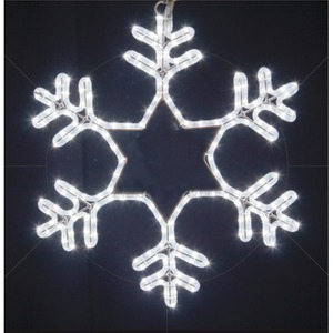 Световая фигура Neon-Night 501-334 Снежинка, белый, без контр., 55x55 см