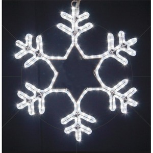 Световая фигура Neon-Night 501-337 Снежинка, белый, 55x55 см, мерцающая