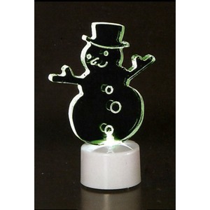 Световая фигура Neon-Night 501-043 Фигура светодиодная на подставке Снеговик в шляпе 2D