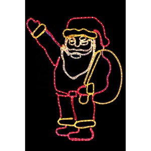 Световая фигура Neon-Night 501-312 Санта Клаус с мешком подарков 100*100 см