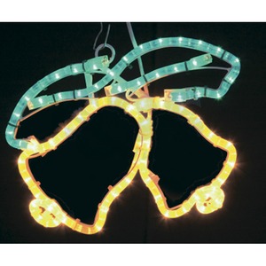 Световая фигура Neon-Night Два колокольчика жёлт./зел.35*28 см 501-215