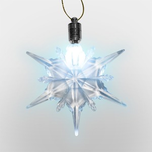 Фигурка подвесная Neon-Night 501-091 Снежинка RGB 9,5*9,5 см