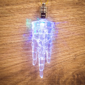 Фигурка подвесная Neon-Night 501-093 "Сосулька" RGB 10*3 см