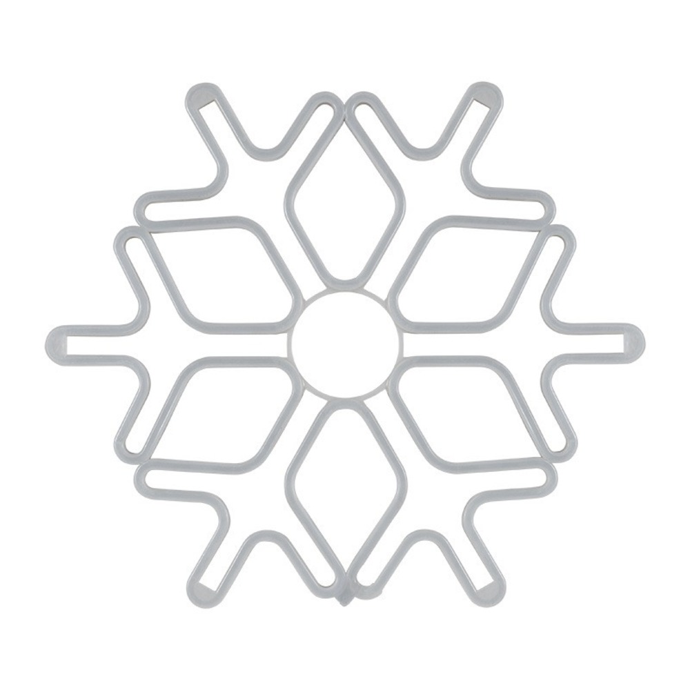 Фигура «Снежинка» Neon-Night 501-325 из гибкого неона, 60х60 см, цвет свечения белый