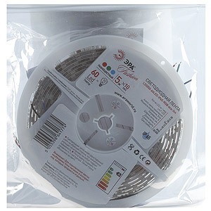 Лента светодиодная ЭРА LS5050-60LED-IP65-RGB-eco-5m