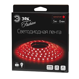 Лента светодиодная ЭРА LS3528-120LED-IP65-R-5m