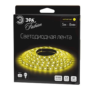 Лента светодиодная ЭРА LS5050-30LED-IP65-Y 613832 C0044043