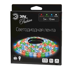 Лента светодиодная ЭРА LS5050-60LED-IP20-RGB-W 635575 C0044951