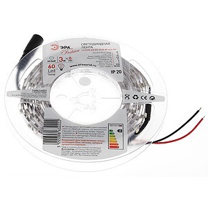 Лента светодиодная ЭРА LS3528-60LED-IP65-W-eco-3m