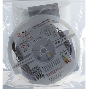 Лента светодиодная ЭРА LS3528-120LED-IP68-WW-eco-5m