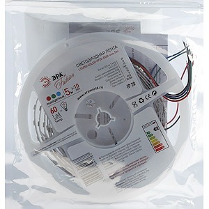 Лента светодиодная ЭРА LS5050-60LED-IP20-RGB-eco-5m