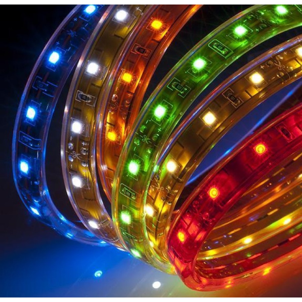 Лента светодиодная ЭРА 5050-220-60LED-IP67-RGB-10m