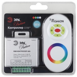 Лента светодиодная ЭРА RGB controller-12-A04-RF